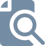 File Search SVG Icon